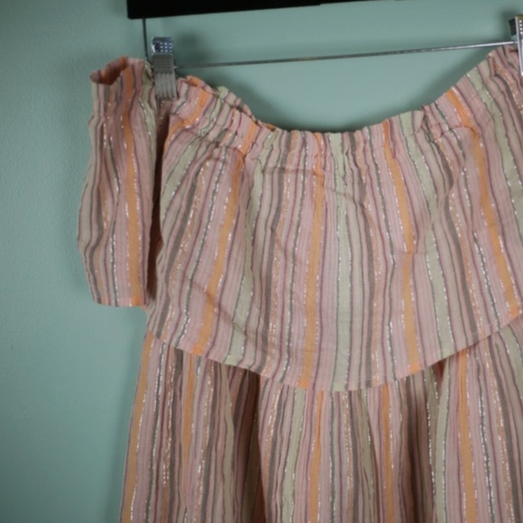 NWT Lucky Brand Off the Shoulder Blouse - Picture 2 of 6